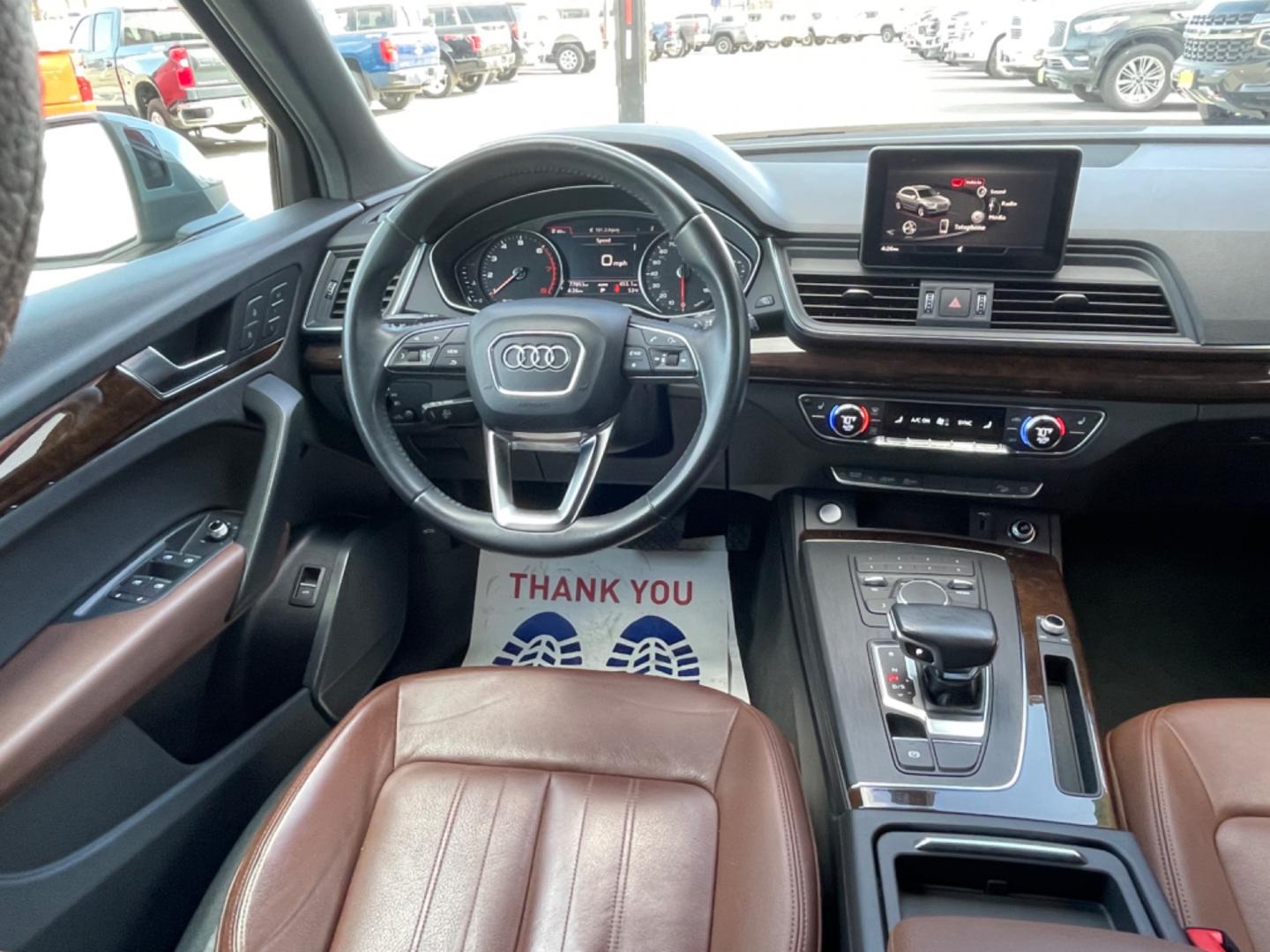 2019 GRAY AUDI Q5 2.0T QUATTRO PREMIUM (WA1ANAFY0K2) with an 2.0L engine, Automatic transmission, located at 1960 Industrial Drive, Wasilla, 99654, (907) 274-2277, 61.573475, -149.400146 - Photo#10